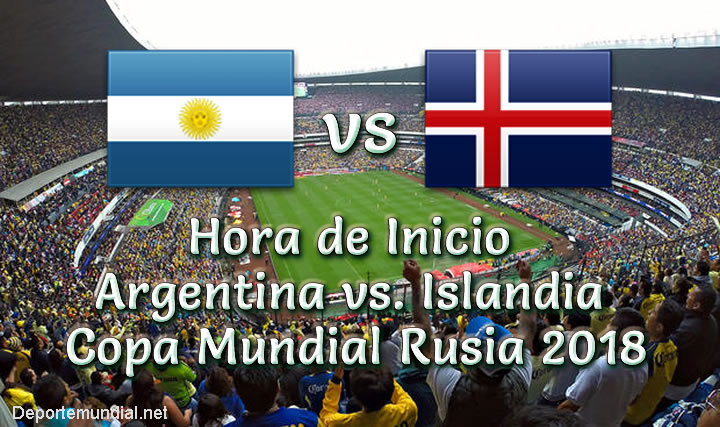 Argentina vs Islandia Hora y tv en vivo Copa Mundial Rusia 2018